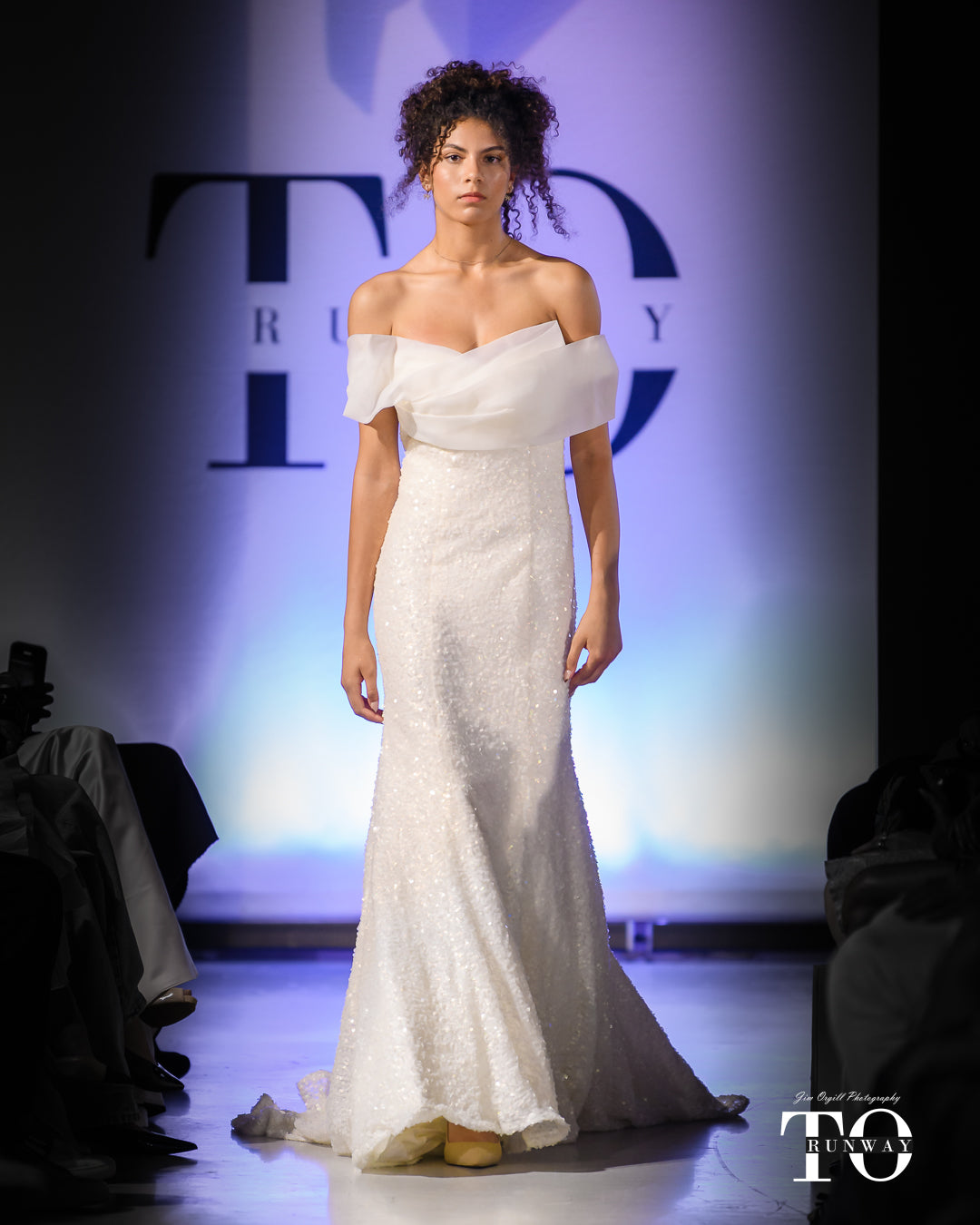 Off-Shoulder Mermaid Fishtail Long Bridal Wedding Gown