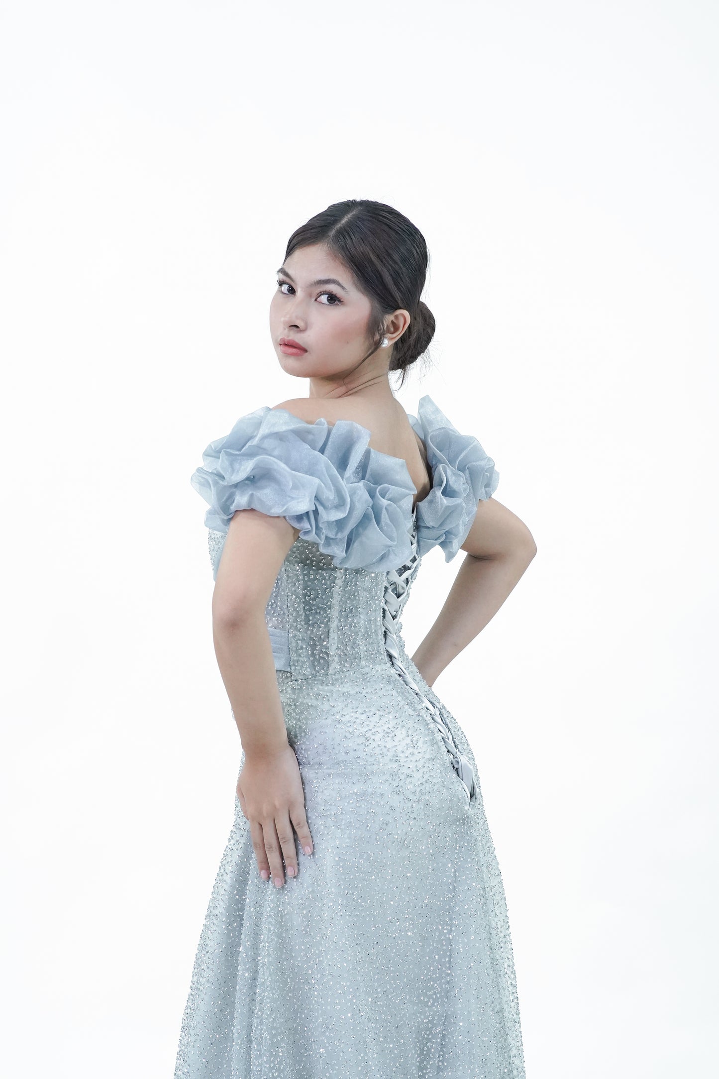Enchanted Blue Evening Gown