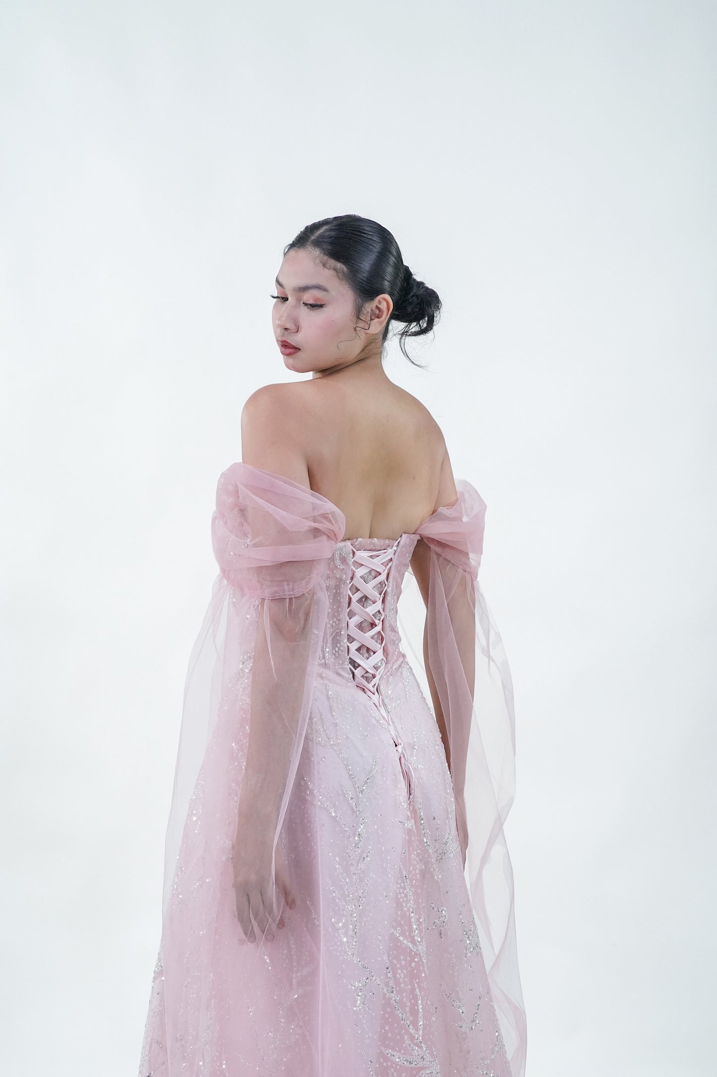 Fairy Tule Pink Evening Gown - Noelle West Bridals