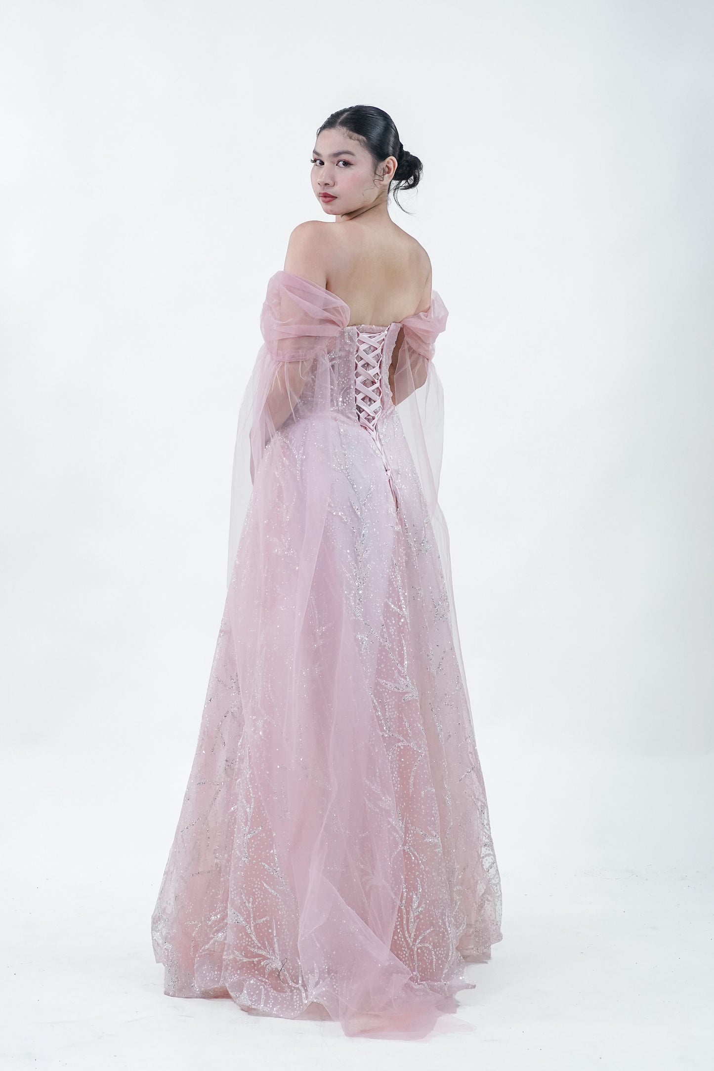 Fairy Tule Pink Evening Gown - Noelle West Bridals